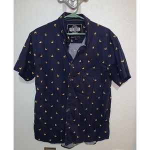 Men’s size Large button down “Rubber Ducky” shirt